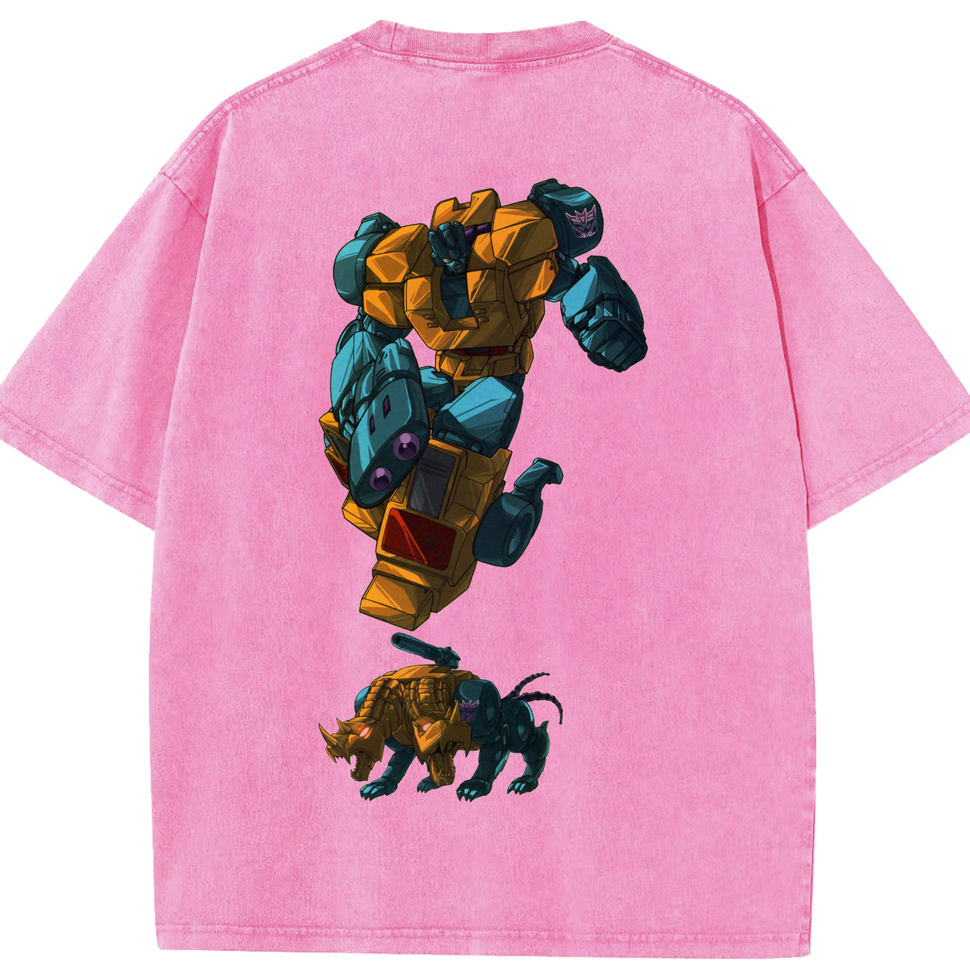 （画像用）  綿100% ヴィンテージ風 半袖Tシャツ（背面プリント）